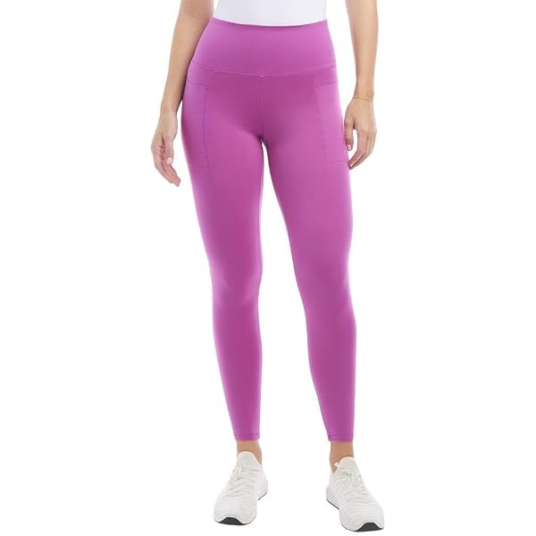 Pantalon De Yoga Danskin Now Taille 12/14 (L) - Couleur Gris/rose, Entrejambe 29 Pouces - Occasion TB