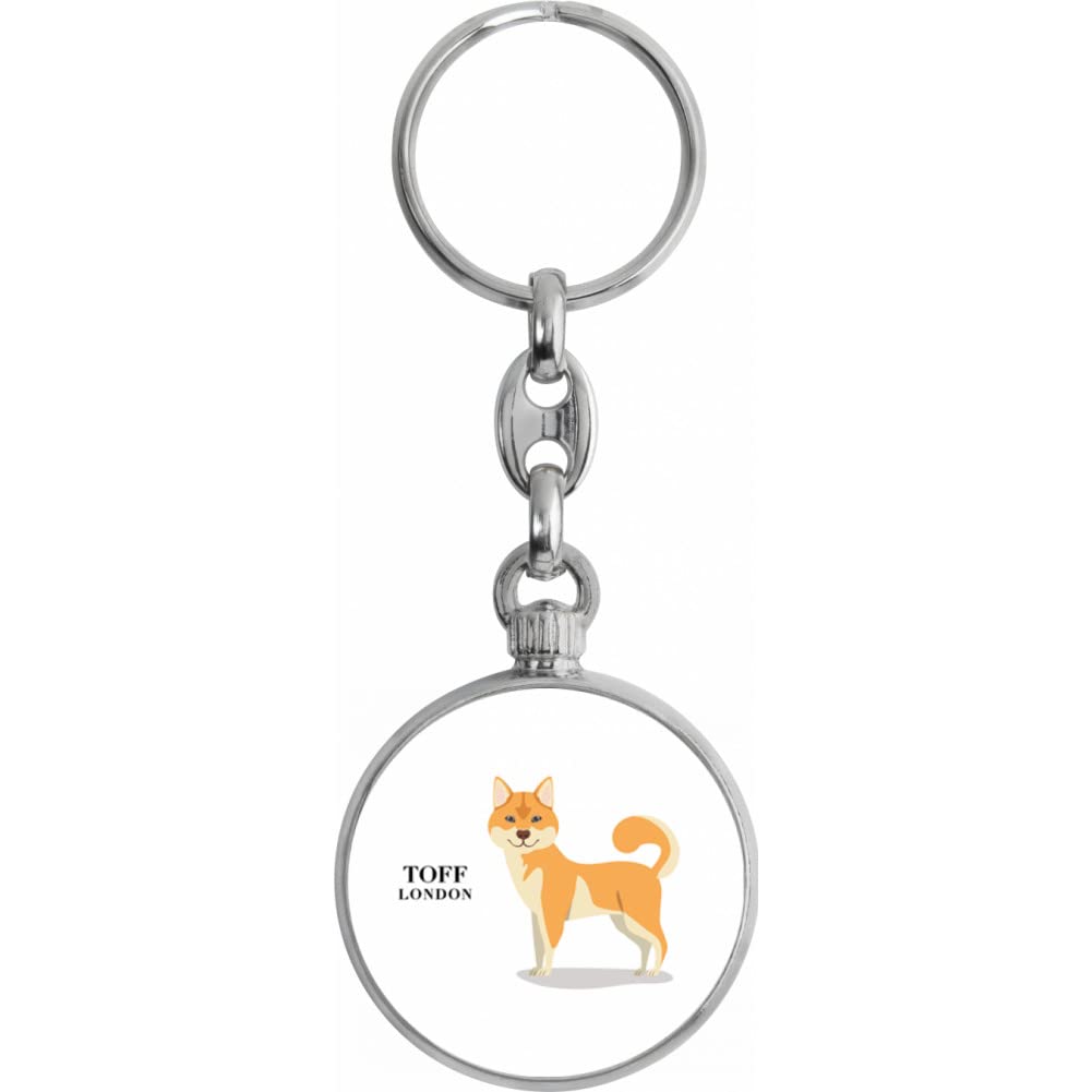 Toff London Akita Inu Dog Keyring