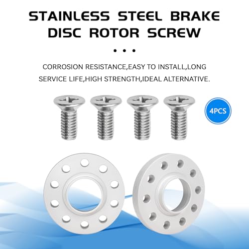 Hirificing 4PCS Rotor Screws Brake Rotor Retaining