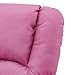 JC Home Toddler Youth Chair with Footrest and Cup Holder Kids Recliner, Large, Light Pink