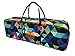 All-in-one Yoga Mat Bag with Pocket and Zipper – Patterned Canvas (Triangle)thumb 3