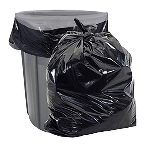 Aluf Plastics 45 Gallon Trash Bags - 1.5 MIL (eq) Black Heavy Duty Trash Can Li…