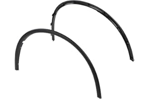 CROSSDESIGN 2PCS Fender Trim Compatible with Dodge Durango 2011-2021 Front Driver and Passenger Side Wheel Cover Accessories CH1291112, CH1290112, 57010620AE, 57010620AD, 57010621AE, 57010621AD