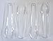 Clear Plastic Tongs, 6 1/2