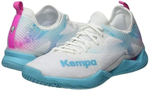 Kempa Women's Low-Top Handball Shoe, Weiß Aqua, in Kenya Whizz - Main Image