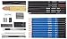 Drawing and Sketching Pencil Set in Zippered Carrying Case - The Essential Artist Supplies in a Compact, Protective, and Travel-Friendly 40-Piece Kit with Eraser, Pastels, Graphite and Charcoal Sticks