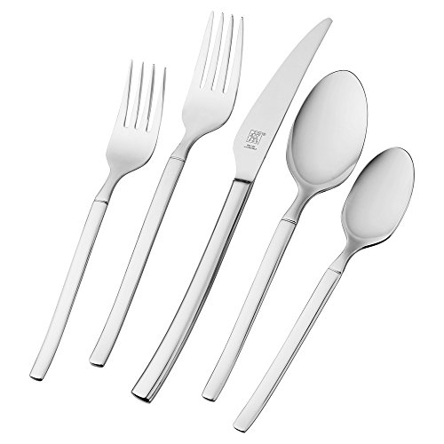 ZWILLING J.A. Henckels 22770-345 Premier Series Opus 45-Piece Stainless Steel Flatware Set, Service for 8