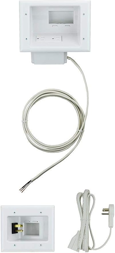 Amazon Com Datacomm Electronics 50 6623 Wh Kit Flat Panel Tv Cable Organizer Kit With Duplex Power Solution Consumer Electronics Home Audio Theater Amazon Com Datacomm Electronics 50 6623 Wh Kit Flat Panel Tv Cable Organizer Kit With Duplex Power Solution Consumer Electronics Home Audio Theater