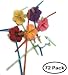 Oojami 72-Piece Luau Party Hawaiian Flower Bendable Straws - 9