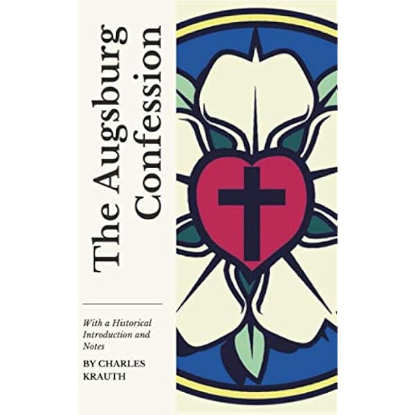 書 Augsburg Impressionen Ad Crucem Book of Concord Title Page Reproduction - White