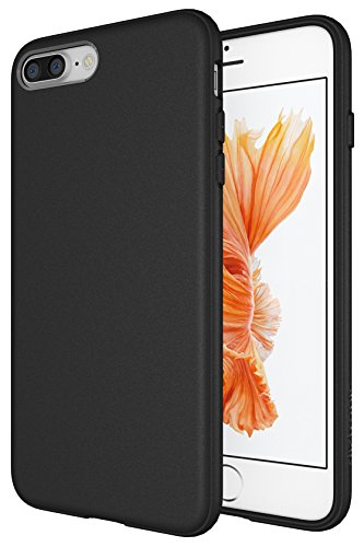 Diztronic Matte Black iPhone 7 Plus Case / iPhone 8 Plus Case, Full Matte Slim-Fit Flexible TPU Case for Apple iPhone 7 Plus / 8 Plus (Matte Black)