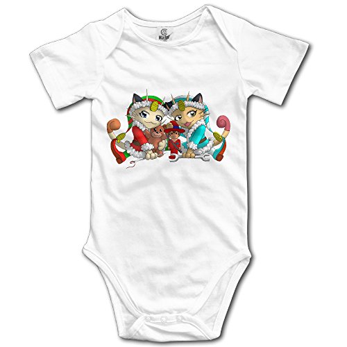 Pokemon Meowth Christmas Costume Design Bodysuits Funny Baby Onesies Toddler