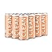 CLEAN CAUSE Organic Yerba Mate Tea Energy Drink, Peach - 50% Profits Support Alcohol & Drug Addiction Recovery - Sparkling, Low Calorie & Low Sugar (80mg Caffeine, 12-pack 8.4oz)