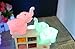 2Pcs/Pack Elephant Shape Color Changing LED Night Light Lamp Venue Party Decor