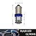 BlyilyB 20-Pack BA9 BA9S 53 57 1895 64111 Blue LED Car Light Bulb for License Plate Side Door Courtesy Interior Dome Map Lights