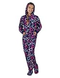 Footed Pajamas - Hearts of Love Kids Hoodie Fleece