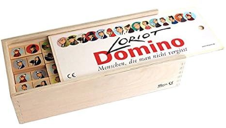 Inkognito Loriot Domino „Menschen, die Man Nicht vergisst 30 x 13,5 x 8 cm 40085 ''Loriot Domino''  Games  Spiele