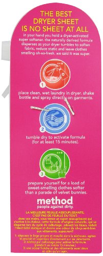 Method Dryer Activated Fabric Softener Spray 100 loads, Fresh Air
