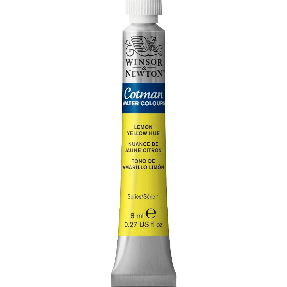 Winsor & Newton Cotman Water Colour Tube - Lemon Yellow Hue - 8 ml