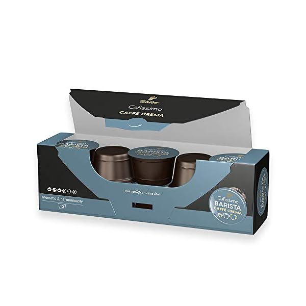 Tchibo Cafissimo Caffè Crema Barista Kaffeekapseln, 10 Stück, nachhaltig & fair gehandelt – Bild 4
