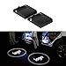 Car Door Lights Projector, Universal Wireless Car Door Shadow Light Welcome Light Laser Emblem Logo Lamps Kit by FLYEEGO (2PCS)