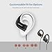 NEXGADGET Bluetooth Headphones IPX7 Waterproof Wireless Sport Earphones with Mic Stereo In-ear Earbuds with Bass and Noise Cancelling for Workout Running