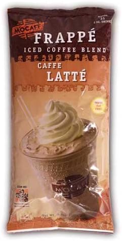 Mocafe Caffe Latte Frappe, 3 Pound Bag - 4 per case.