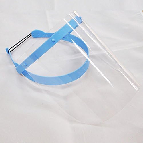 Gizmo Supply Adjustable Full Face Shield with 10 Clear Detachable Visors