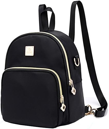 Mini Backpack Purse, Hozee Nylon Waterproof Small Backpack for Women Multifunctional Cross Body Bag