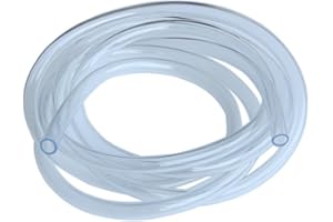 SOOGE 10-Feet-Long Clear Vinyl Tubing Flexible PVC Tubing Food Grade.for Home Brewing, Beer Line, Aquaponics versatility and the ability to be used in a wide range of applications. (1/4" I.D x 3/8" O.D)