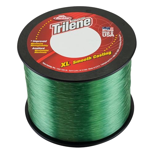 Berkley Trilene® XL®, Low-Vis Green, 6lb | 2.7kg, 3000yd | 2743m Monofilament Fishing Line, Suitable for Freshwater Environments