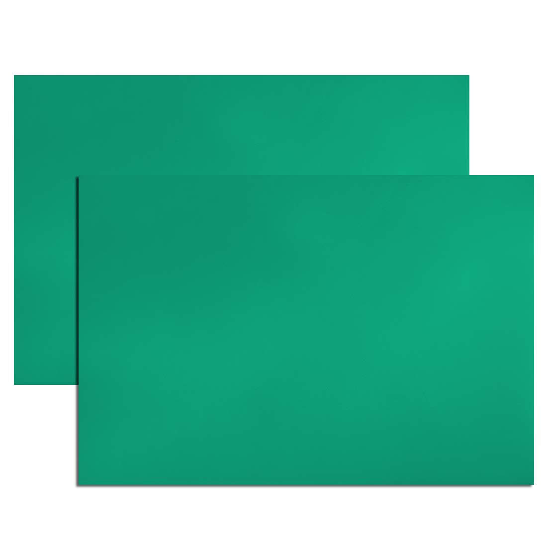 uxcell 2 Pcs Dry Erase Magnetic Strip 11.7" x 8" Magnetical Sheet Labels Stickers Writable Green for Whiteboards Refrigerator and Crafts