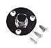 Mxeol Boat Garboard Drain Plug Bilge Plug Stainless Steel 1 Set W/Screws