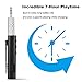 Bluetooth Receiver, Areson 7 Hours Mini Bluetooth Car Aux Adapter Receiver Support TF Card, 3.5mm Wireless Hands-Free Car Kits Music Adapter for Home Audio/Car Stereo System Headphone Speaker(Black)