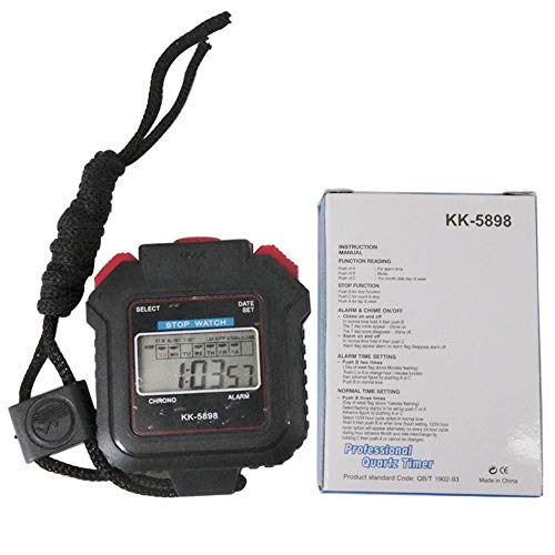 Graigar KK-5898 Digital Handheld Mini Pocket Stop Watch Stopwatch Timer Sport Alarm