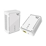 VICTONY Powerline Adapter Kit 500Mbps, HomePlug AV - Fast Ethernet, Powerline Ethernet Adapter