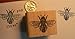 P35 Bee Rubber Stamp WM 1x1.25