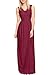 WOOSEA Women's Elegant Sleeveless Halter Flroal Lace Bridesmaid Maxi Dress