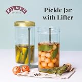 Kilner 1 Litre Pickle Jar with Silicone Lifter Wide Mouth view 3