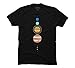 Minimal Solar System Men's Graphic T Shirt - Design By Humans