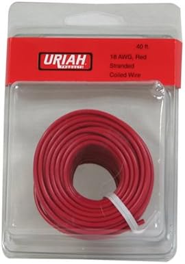 40" RED 18AWG Prim Wire