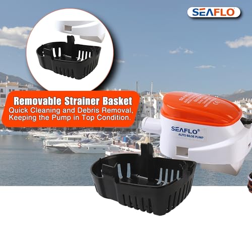 SEAFLO 06 Series Automatic Submersible Bilge Pump - 750GPH, 12V, 3/4
