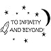 to Infinity and Beyond! Vinyl Wall Decals Quotes Kids Room Wall Quote Nursery Wall Decals Boys Room