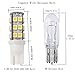 GRV T10 921 194 25-2835 SMD Wedge LED Bulb Super Bright RV Camper Cabinet Dome Light DC12V Warm White Pack of 6（2.0Generation）