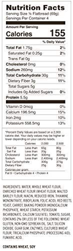 Daily Kneads Whole Grain Veggie Flatbread (Sweet Beet, 10-Pack)