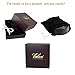 Falari Replacement Genuine Leather Belt Strap Without Buckle Snap on Strap 1.5