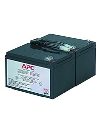 APC RBC48 UPS Repuesto de cartucho de batería para SMT750, SUA750 y otros modelos selectos. Negro