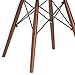 Poly and Bark Vortex Side Chair Walnut Legs, Yellow