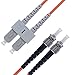 SC to ST Fiber Patch Cable Multimode Duplex - 3m (9.84ft) - 62.5/125um OM1 LSZH - Beyondtech PureOptics Cable Series