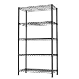 SINGAYE 5-Shelf Adjustable, Heavy Duty Storage